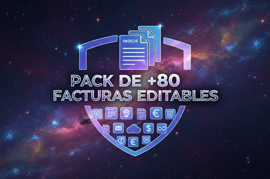 QUE PONGA `` PACK DE +80 FACTURAS EDITABLES` 